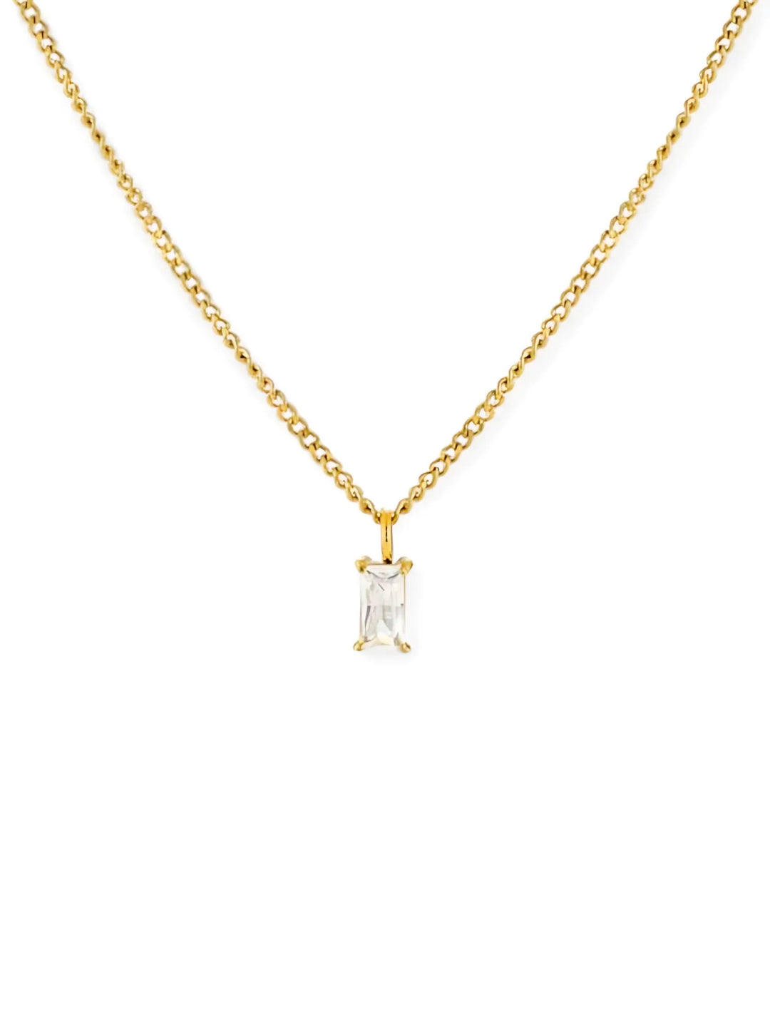 Colar Delicate de Aço com Banho em Ouro 14k