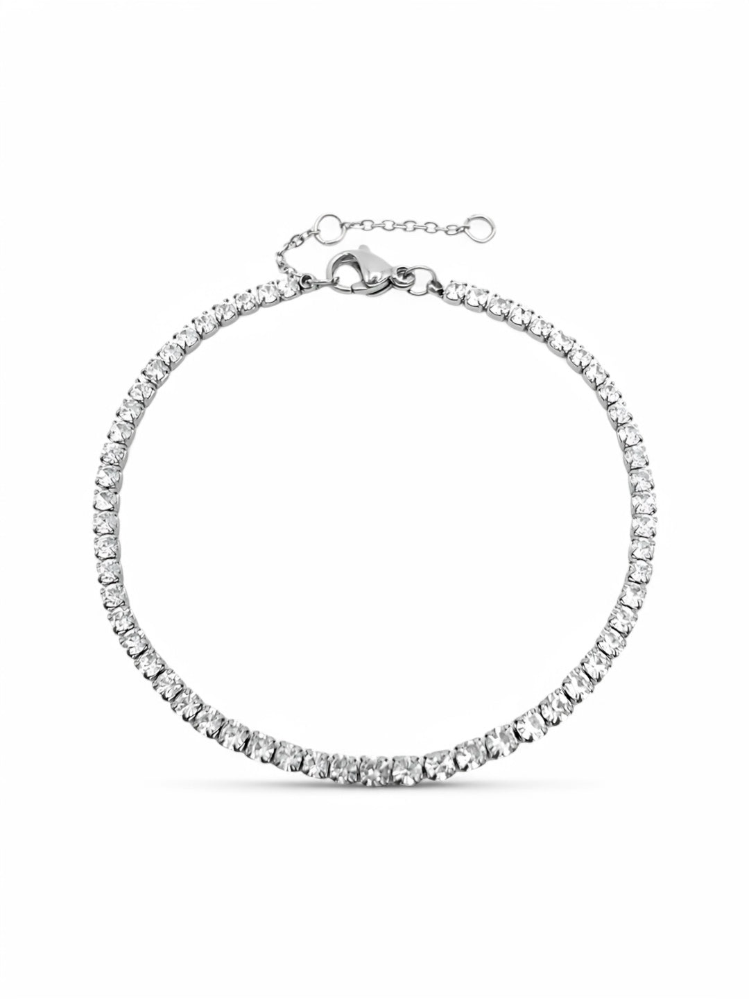 Pulseira Cravejada de Aço