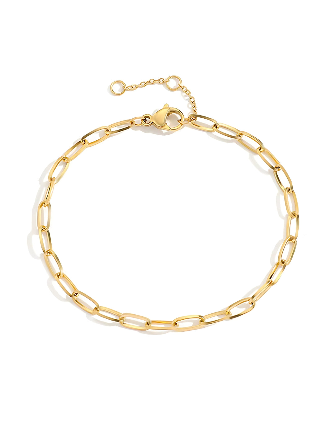 Pulseira Valentina de Aço com Banho em Ouro 14k