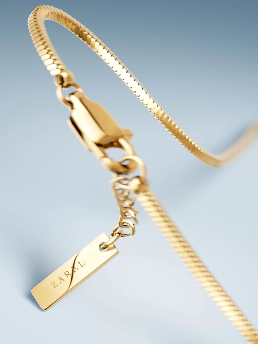 Pulseira Square de Aço com Banho em Ouro 18k